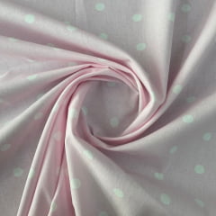 Tricoline Poá Grande Rosa BB