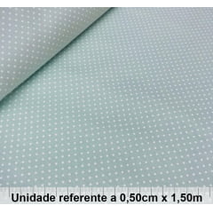 Tricoline Poá Pequeno Verde Claro Tricoline Poá Pequeno Verde Claro