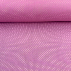 Tricoline Poá Pequeno Rosa  Claro 