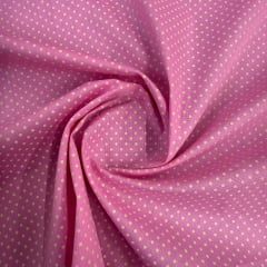 Tricoline Poá Pequeno Rosa  Claro 