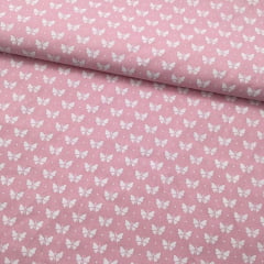 Tricoline Borboletas Rosa BB Tricoline Borboletas Rosa BB