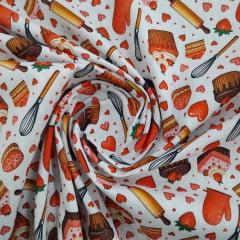 Tricoline Doces fundo Branco