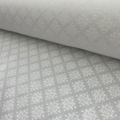 Tricoline Geométrico Tom Tom Branco