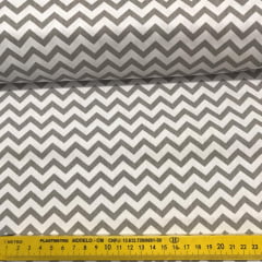 Tricoline Chevron Cinza Tricoline Chevron Cinza