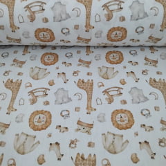 Tricoline Safari Baby Branco