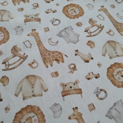Tricoline Safari Baby Branco