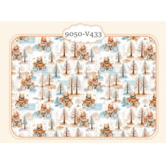 Tricoline Urso na Bicicleta 