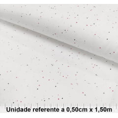 Tricoline Camisaria Pontinhos Coloridos Tricoline Camisaria Pontinhos Coloridos