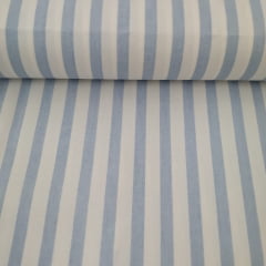Tricoline Listrado Azul BB