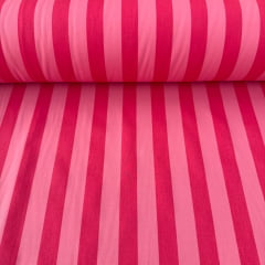 Tricoline Listras Grandes Pink