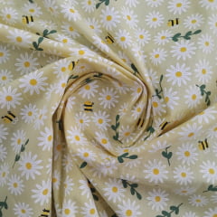 Tricoline Margarida e Abelha Amarelo