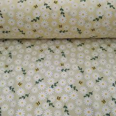 Tricoline Margarida e Abelha Amarelo