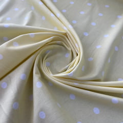 Tricoline Poá Grande  Amarelo BB