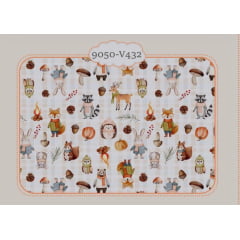 Tricoline Raposa e Urso