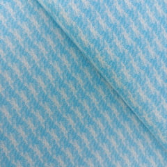 Tricoline Tweed Azul Turquesa