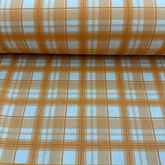Tricoline Xadrez Laranja