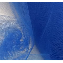 Tule Fantasia Azul Royal - PEÇA FECHADA
