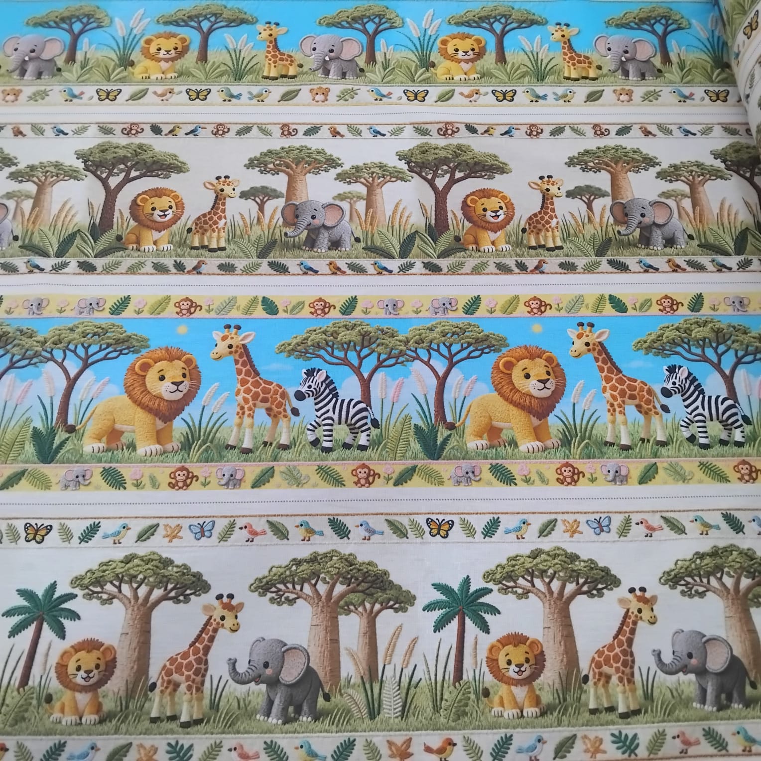 Tricoline Digital Exclusiva Marantex Barrado Safari