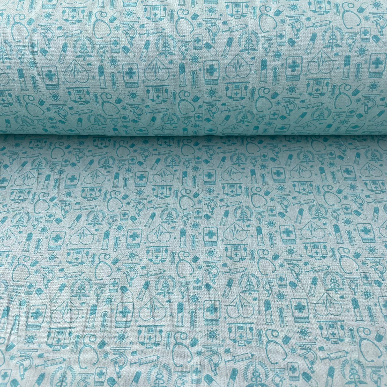 Tricoline Acessórios Medicina fundo Verde