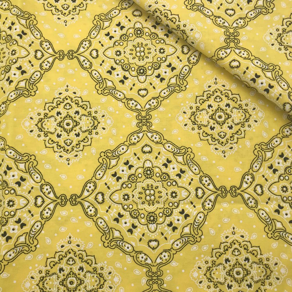 Tricoline Bandana Marantex Amarelo
