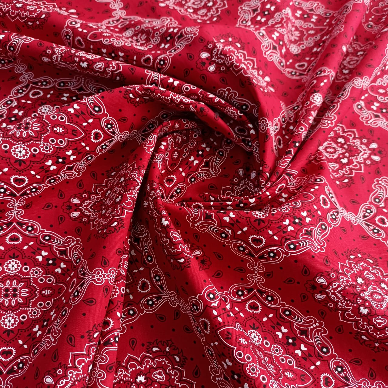 Tricoline Bandana Marantex Vermelho 