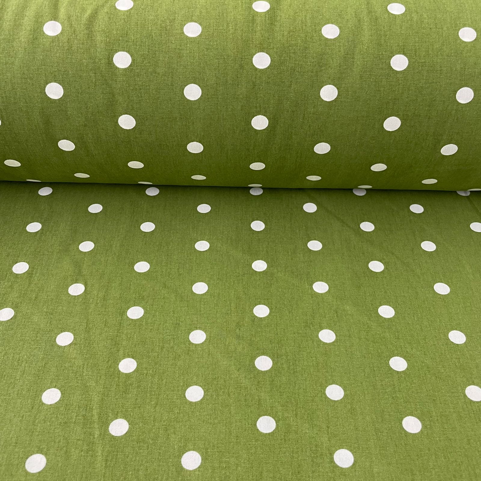 Tricoline Poá Grande Verde Oliva