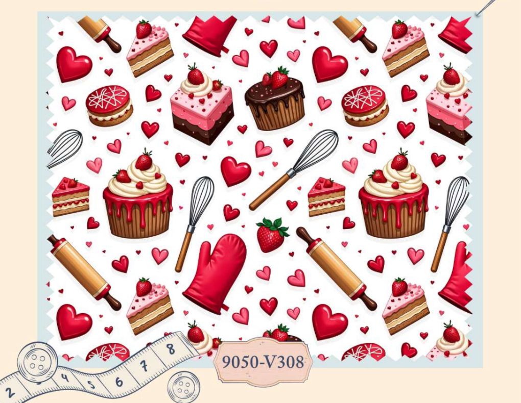 Tricoline Doces fundo Branco