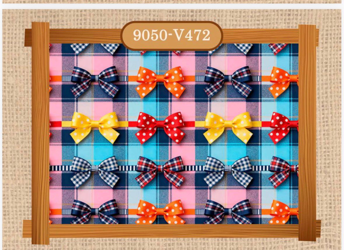 Tricoline Digital  Laços Coloridos Festa Junina 