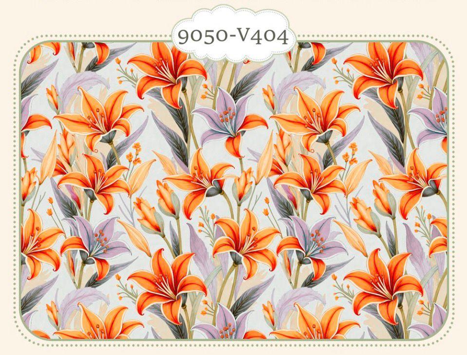 Tricoline Floral Lírios