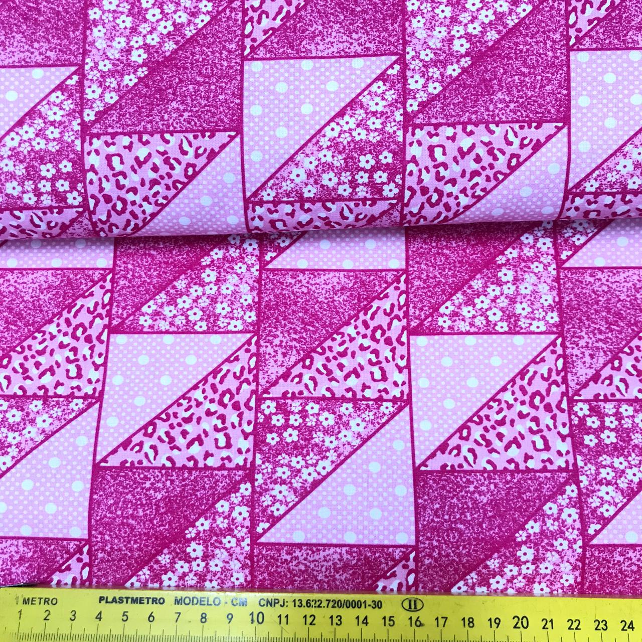 tricoline floral patchwork