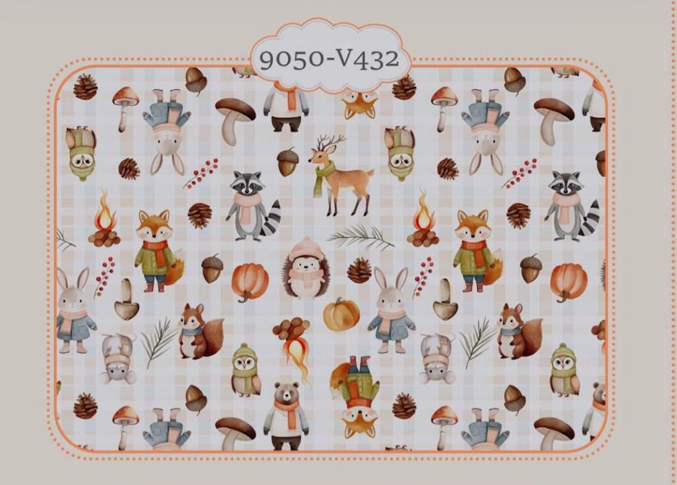 Tricoline Raposa e Urso