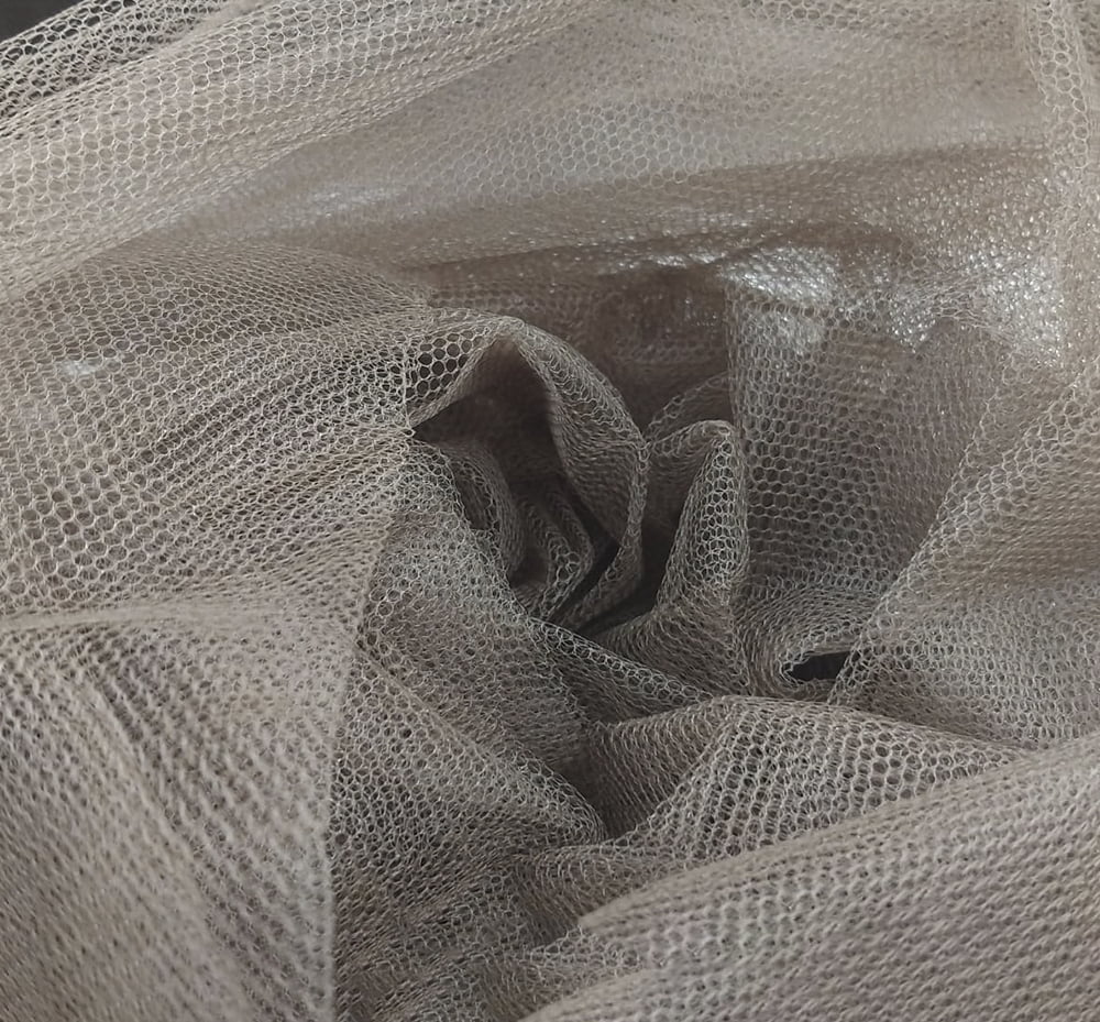 Tule Fantasia Chocolate - PEÇA FECHADA