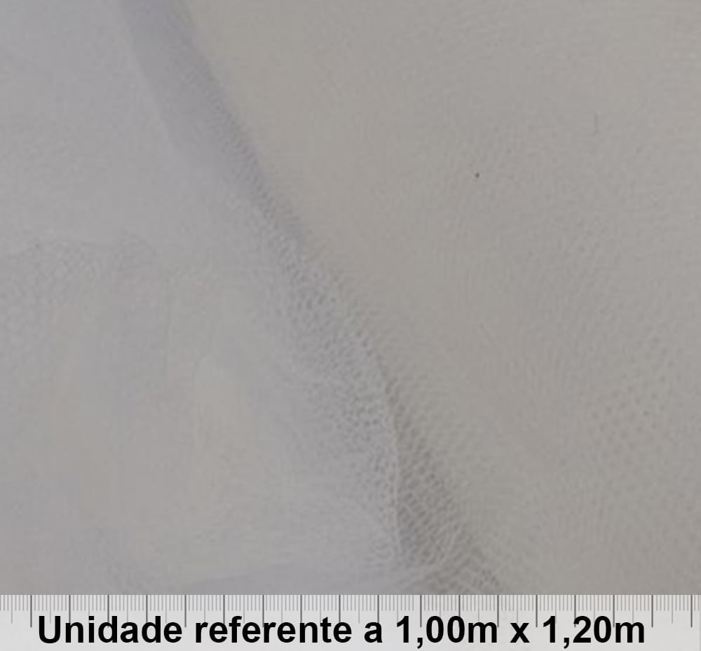 Tule Fantasia  Offwhite - PEÇA FECHADA