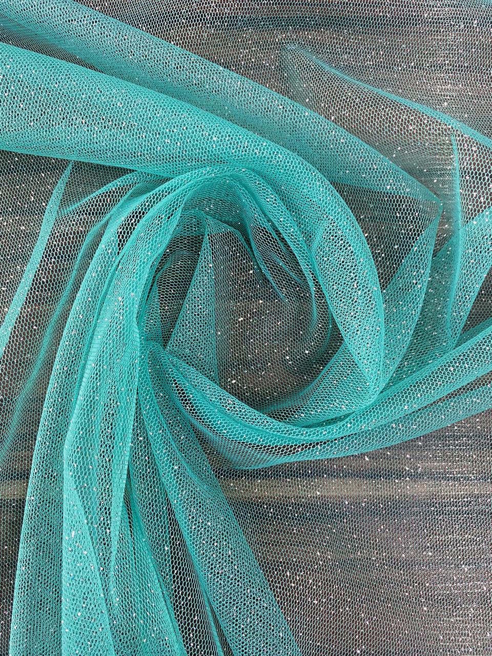 Tule Verde Serenity com Gliter